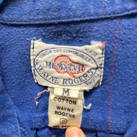 Vintage Wayne Rogers Flannel - Picture 2 of 4